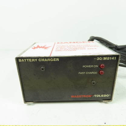 Masstron Toledo 8643-1 Battery Charger 12VDC 115VAC 30/M8141