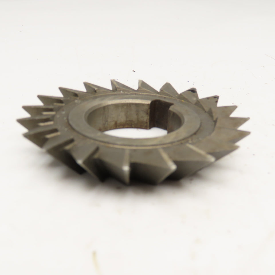 Brown & Sharpe 3" x 1/2" x 1-1/4" Bore 45° Slot Cutter Blade 20T