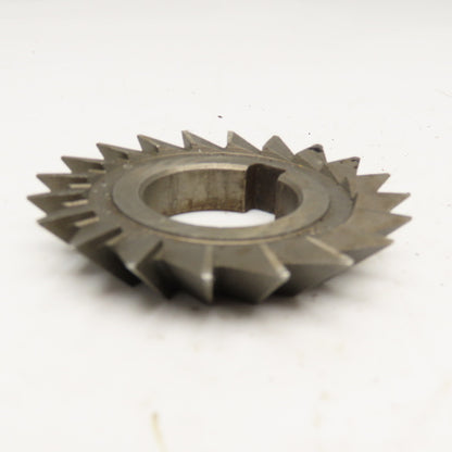 Brown & Sharpe 3" x 1/2" x 1-1/4" Bore 45° Slot Cutter Blade 20T