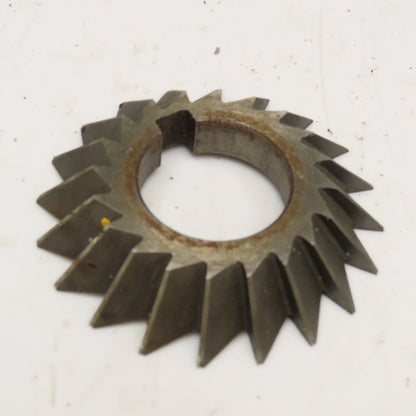 Brown & Sharpe 3" x 1/2" x 1-1/4" Bore 45° Slot Cutter Blade 20T