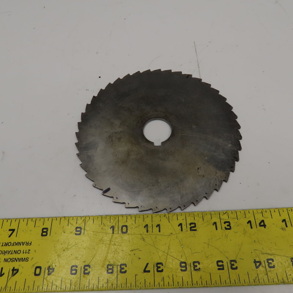 Brown & Sharpe 6" x 1/8" HSS 1" Bore Slot Cutter Blade 40T