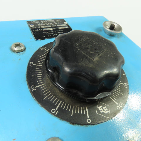 Arde-Barinco C11792 Control Bpox Panel Unit 115VAC 10A