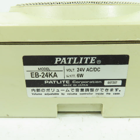 Patlite EB-24KA 24V AC/DC Alarm Unit 6W