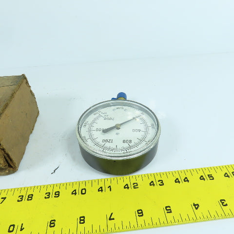 Marshalltown G23818 3-1/2" 2000PSI Pressure Gauge 1/4" Bottom Connection