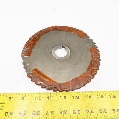 Brown & Sharpe 8" x 1/4" Slot Cutting Blade 1-1/4" Bore Stagger Tooth 39T