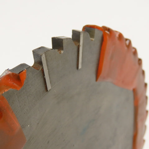 Brown & Sharpe 8" x 1/4" Slot Cutting Blade 1-1/4" Bore Stagger Tooth 39T