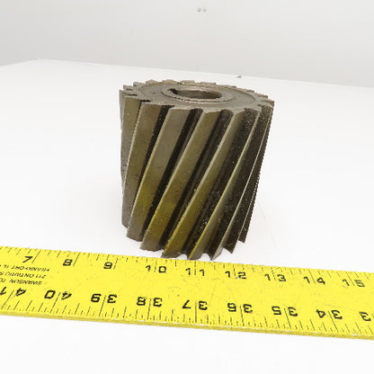 Brown & Sharpe 4" x 4" Spiral Flute Shell Mill Cutter 18T 1-1/4" Bore