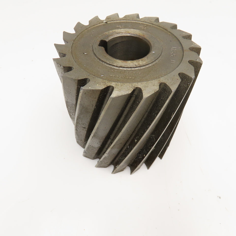 Brown & Sharpe 4" x 4" Spiral Flute Shell Mill Cutter 18T 1-1/4" Bore