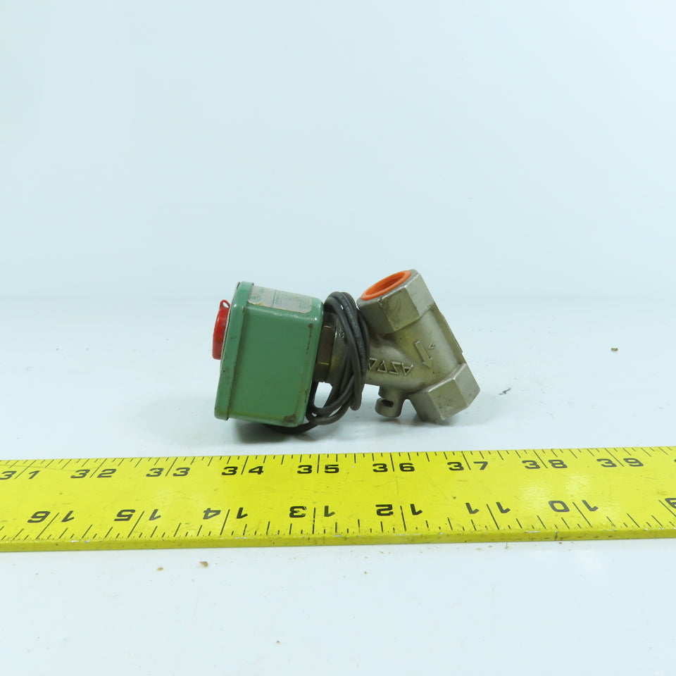 Asco 8210A37 1/2" Solenoid Valve 120v Coil 125PSI