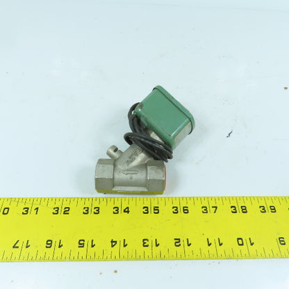 Asco 8210A37 1/2" Solenoid Valve 120v Coil 125PSI