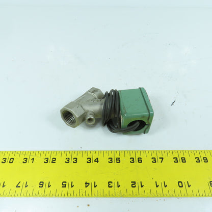 Asco 8210A37 1/2" Solenoid Valve 120v Coil 125PSI