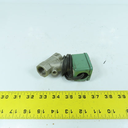 Asco 8210A37 1/2" Solenoid Valve 120v Coil 125PSI