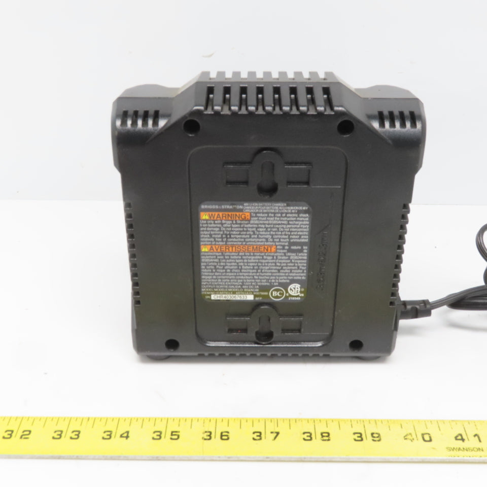 Brigs & Stratton BS2AC48 48V LITIHUM-ION Battery Charger For BSB2AH48/BSB5AH48