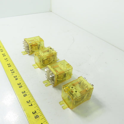 Idec RR2BA-US 8-Pin Relay 10A 120-240VAC Lot Of 4