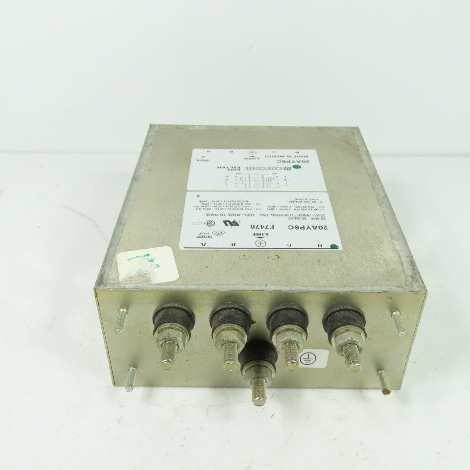 20AYP6C EMI Power Line Filter 20A 250VAC