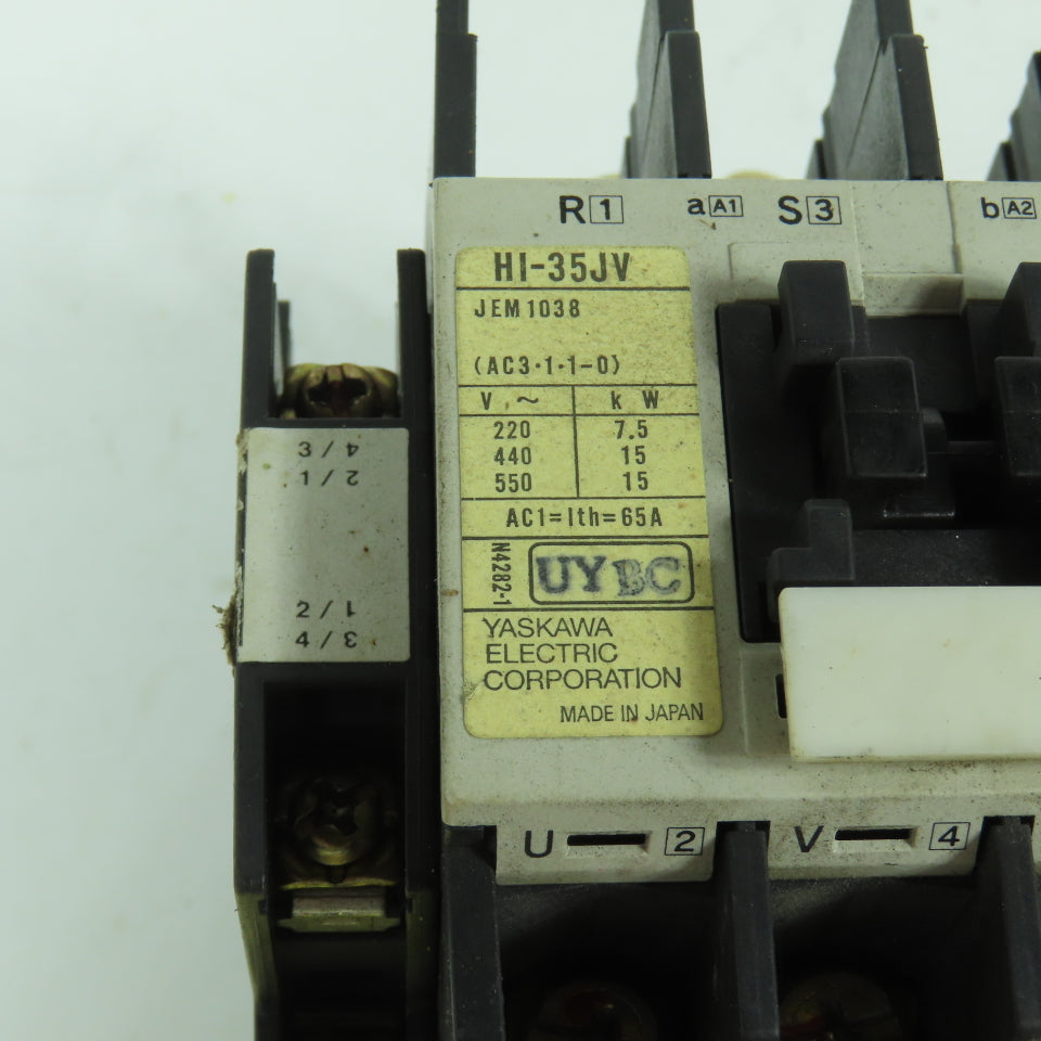 Yaskawa HI-35JV 30HP 600V Contactor 240V Coil W/ TU-65C240 Filter Module