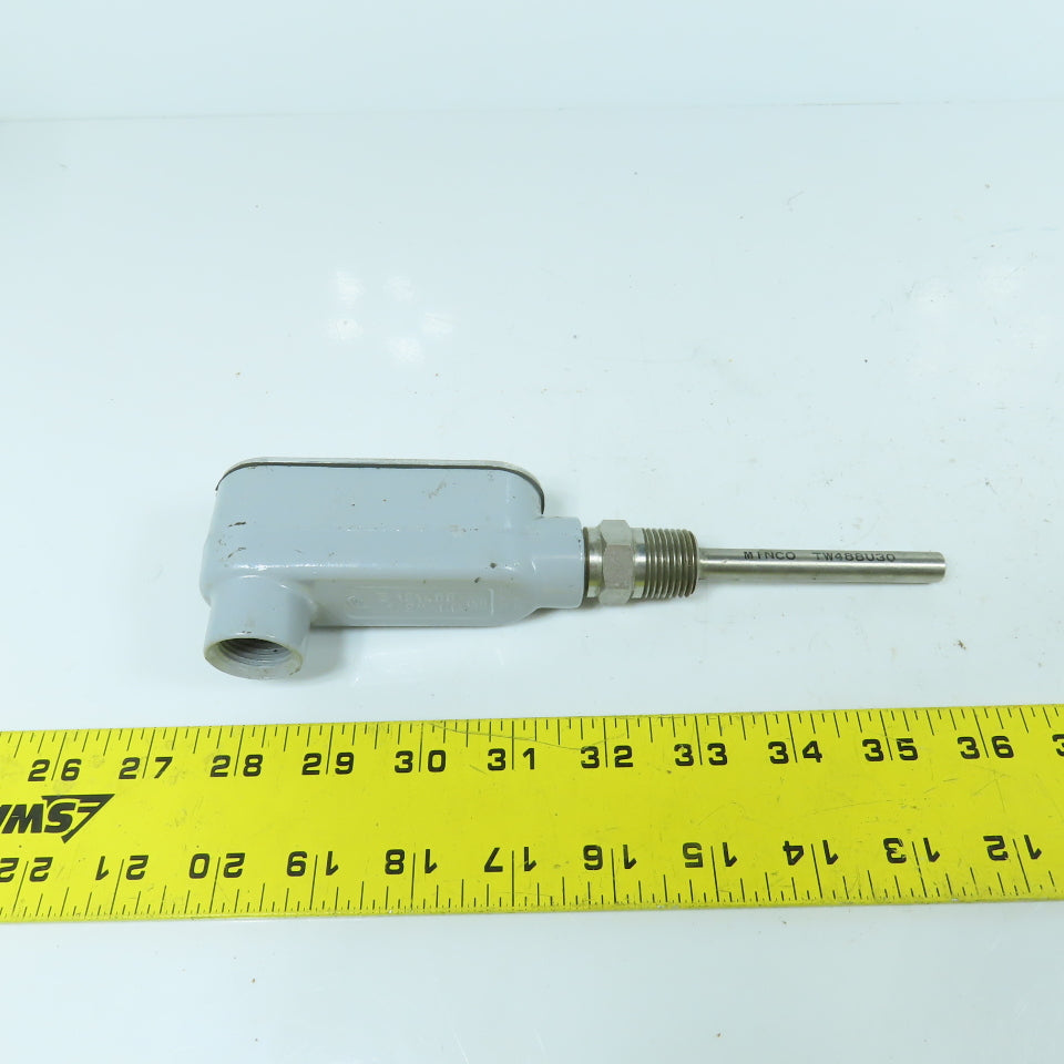 Minco TW488U30 Thermocouple RTD Temperature Probe W/ 1/2" Conduit LB