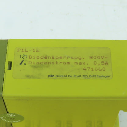 Pilz P1L-1E Safety Relay 800VAC 0.5A