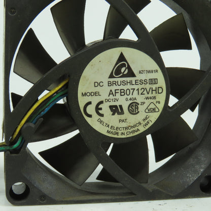 Delta AFB0712VHD 2-3/4" x 2-3/4" 12VDC Cooling Fan 0.40A Lot Of 4