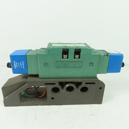 Numatics I24BB415M Pneumatic Solenoid Valve W/ Manifold 150PSI 24VDC I23BB400M