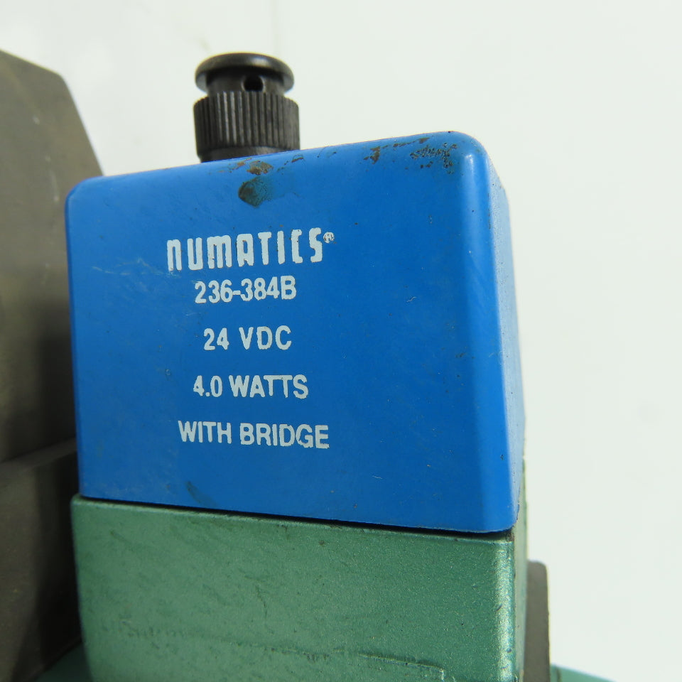 Numatics I24BB415M Pneumatic Solenoid Valve W/ Manifold 150PSI 24VDC I23BB400M