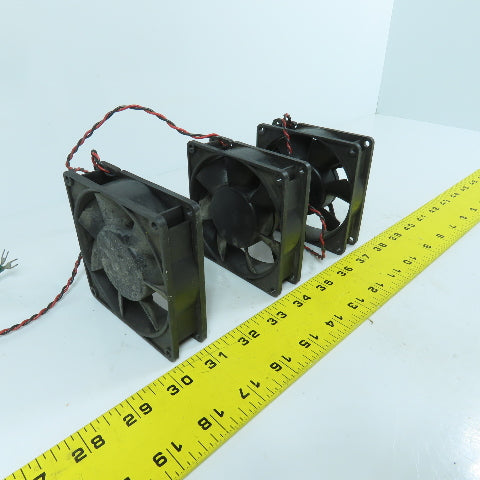 Papst 3414 3-5/8" x 3-5/8" 24VDC Cooling Fan 2.4A Lot Of 3