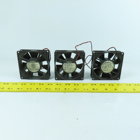 Papst 3414 3-5/8" x 3-5/8" 24VDC Cooling Fan 2.4A Lot Of 3