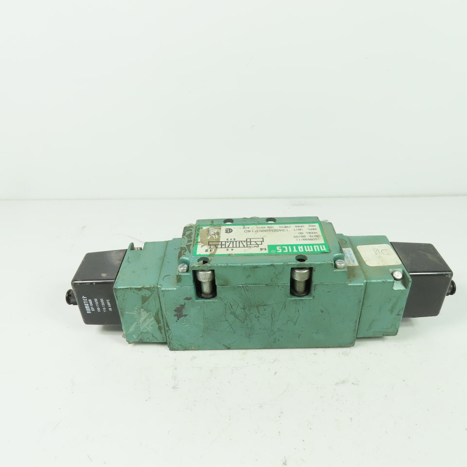 Numatics I34BB400KP14D Pneumatic Solenoid Valve 150PSI 120V Coil