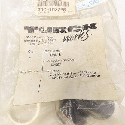 Turck CM-18 18mm Cushioned Sensor Mount Lot Of 2