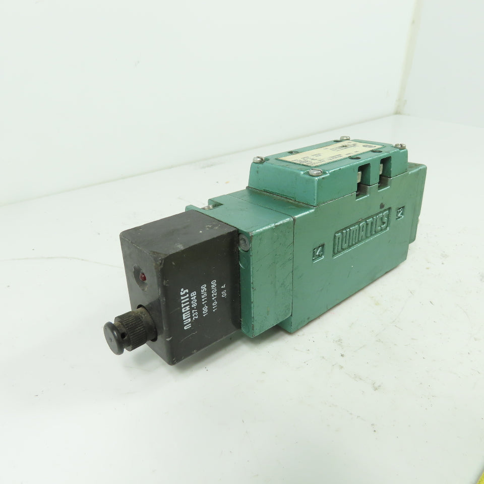 Numatics I12BA400K Pneumatic Solenoid Valve 150PSIG 120V 50/60Hz .06A