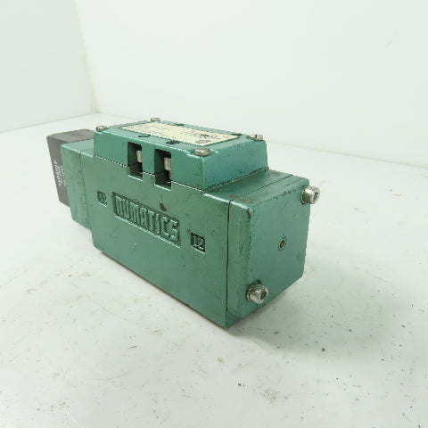 Numatics I12BA400K Pneumatic Solenoid Valve 150PSIG 120V 50/60Hz .06A