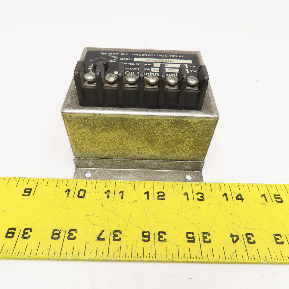 CII Technologies WUV-24VDC Undervoltage Relay 16.8-24VDC Drop Out Range