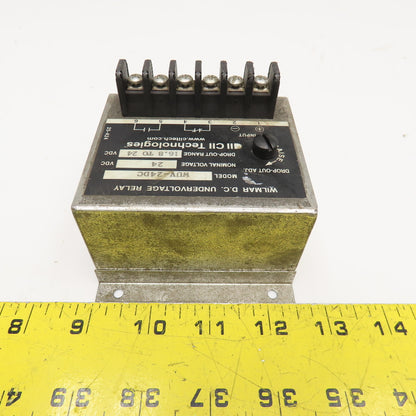 CII Technologies WUV-24VDC Undervoltage Relay 16.8-24VDC Drop Out Range