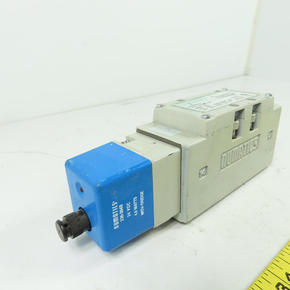 Numatics 123BA400MP14D61 Pneumatic Solenoid Valve 150PSIG 24VDC 4.0W
