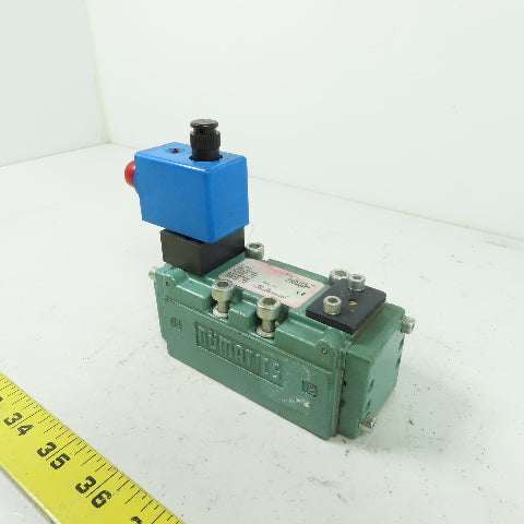 Numatics I22BA400R061D61 Pneumatic Solenoid Valve 232PSIG 24VDC 4.0W