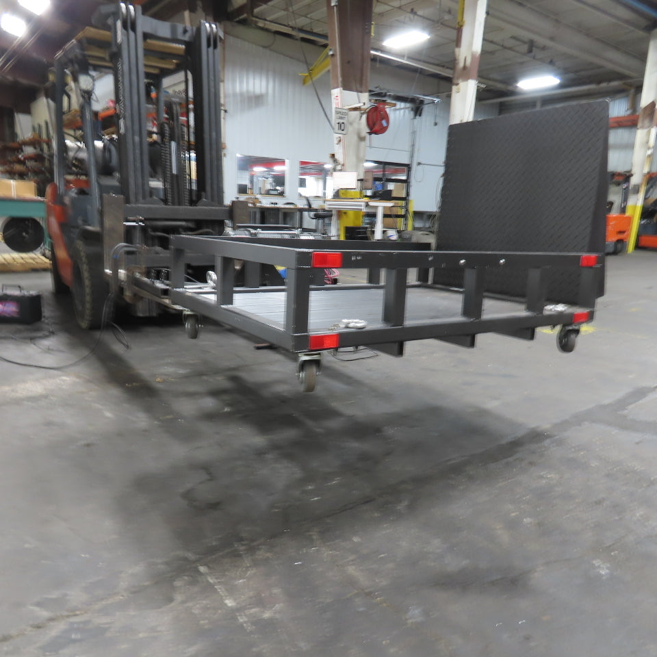 1200LB Capacity Winch Hitch Mount Wheelchair/Cart Ramp Lift 12V Remote Control