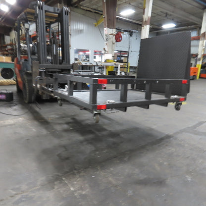 1200LB Capacity Winch Hitch Mount Wheelchair/Cart Ramp Lift 12V Remote Control