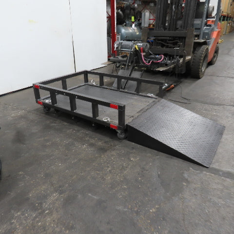 1200LB Capacity Winch Hitch Mount Wheelchair/Cart Ramp Lift 12V Remote Control