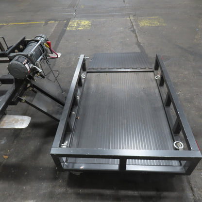 1200LB Capacity Winch Hitch Mount Wheelchair/Cart Ramp Lift 12V Remote Control