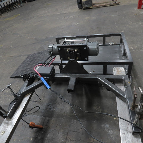 1200LB Capacity Winch Hitch Mount Wheelchair/Cart Ramp Lift 12V Remote Control