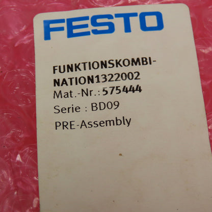 Festo 575444 One Way Pneumatic Flow Control 4mm, 6mm Push To Connect .3-10Bar