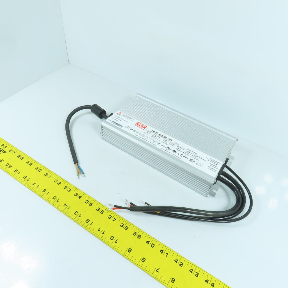 Mean Well HLG-600H-30 30V DC 20A Power Supply 100-240/277VAC Input NEW