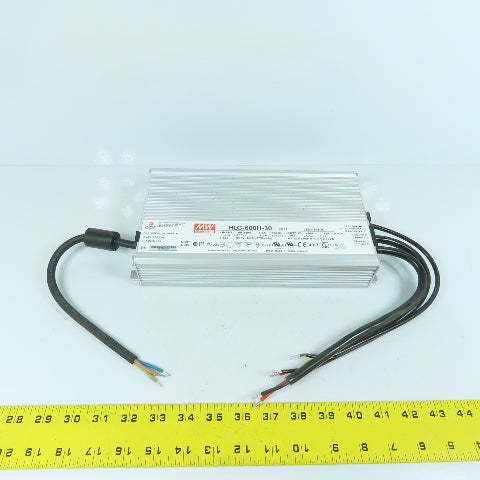 Mean Well HLG-600H-30 30V DC 20A Power Supply 100-240/277VAC Input NEW