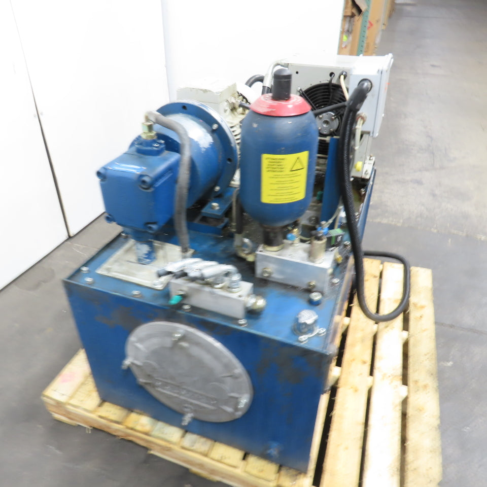 PolyTec 70 Gallon 5.5KW Hydraulic Power Unit 230/460V 3Ph W/T7BS B08 1R00 A1M1
