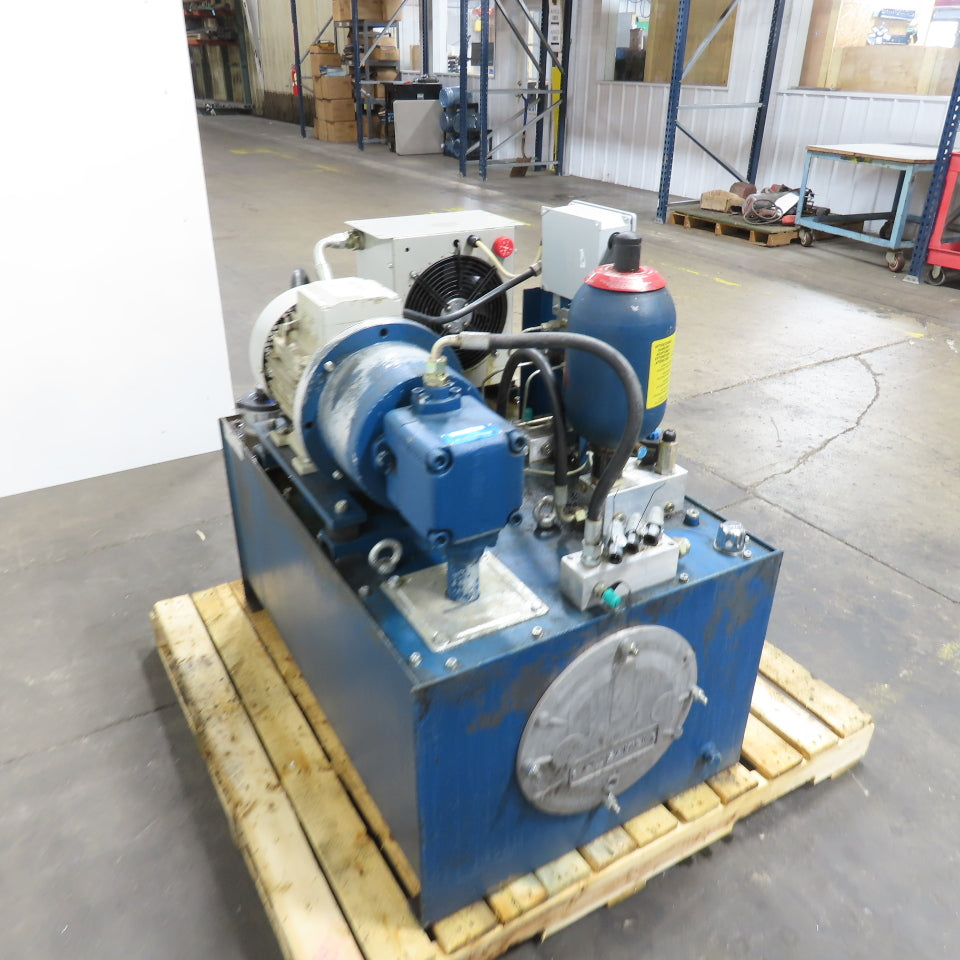 PolyTec 70 Gallon 5.5KW Hydraulic Power Unit 230/460V 3Ph W/T7BS B08 1R00 A1M1