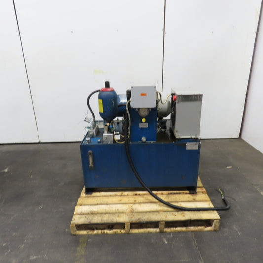 PolyTec 70 Gallon 5.5KW Hydraulic Power Unit 230/460V 3Ph W/T7BS B08 1R00 A1M1