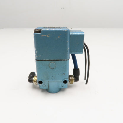 Mac 225B-111CAAA Solenoid Valve 3/2 Position VAC To 150PSI 120VAC 24VDC 1/4" NPT