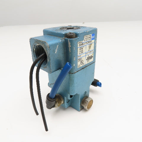 Mac 225B-111CAAA Solenoid Valve 3/2 Position VAC To 150PSI 120VAC 24VDC 1/4" NPT
