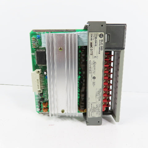 Allen Bradley 1746-OA16 Ser C SLC 500 Output Module (Clean) W/ Heatsink