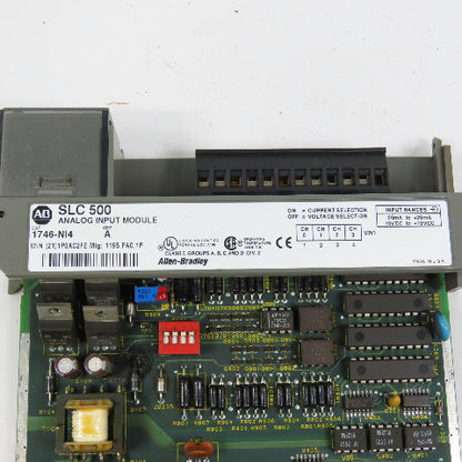 Allen Bradley 1746-NI4 Ser A SLC 500 Analog Input Module NO COVER